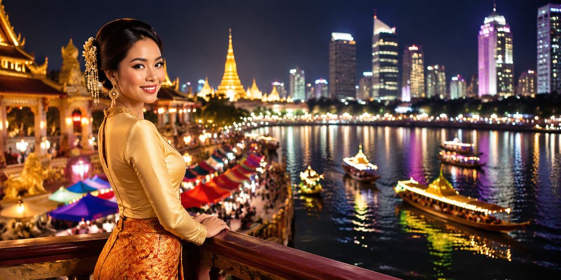 ရန်ကုန်မြို့ Chinatown ညဘက်အားကစားလောင်းကစားဈေး
