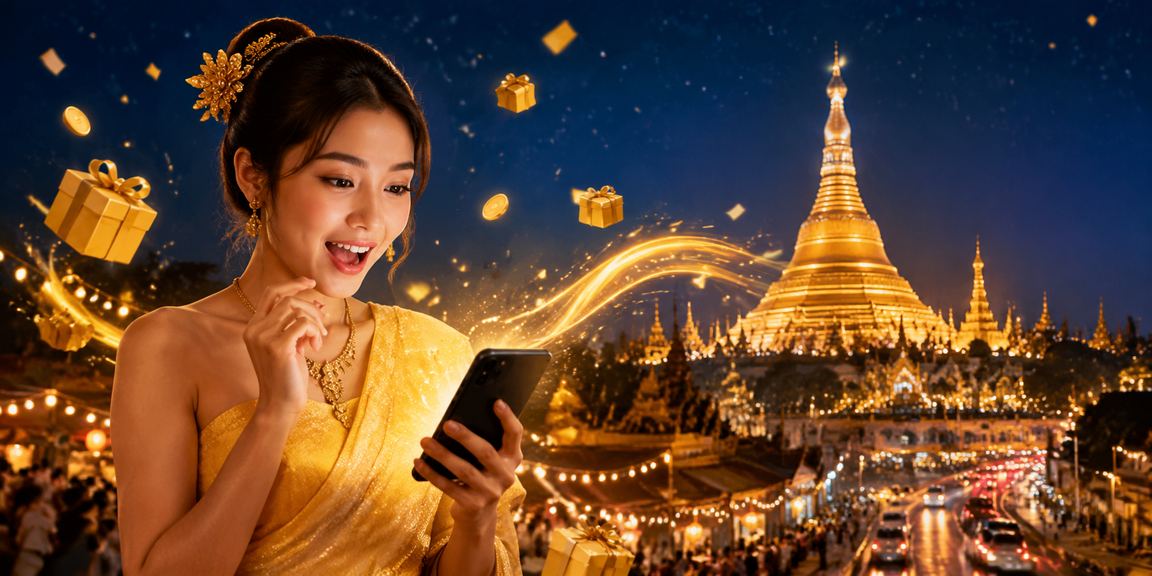 ရန်ကုန် ရွှေတိဂုံပုဂံတွင် မိုဘိုင်းငွေလွှဲဆောင်ရွက်နေစဉ်